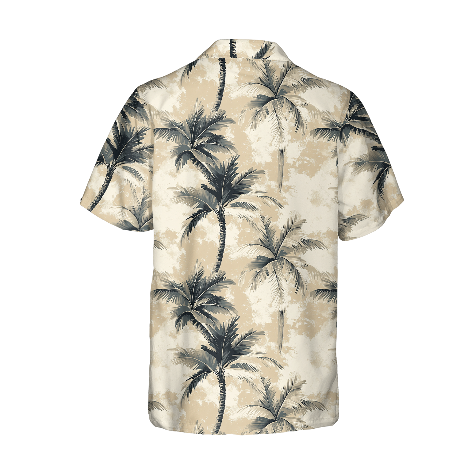 Ink Wash Palm - Hawaiian Shirt For Men - Mens Summer Fashion