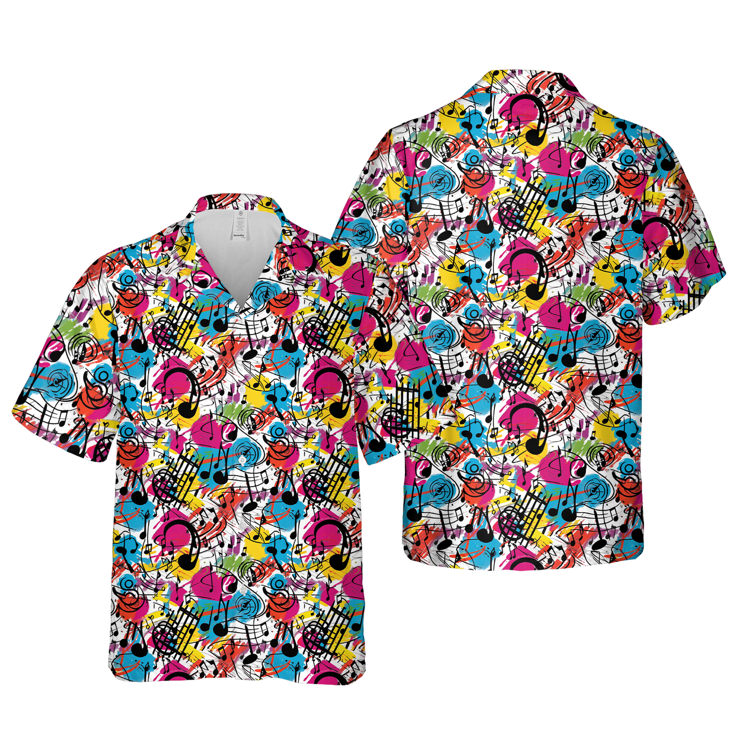 Festival Beats - Aloha Shirt For Men - Mens Summer Fashion