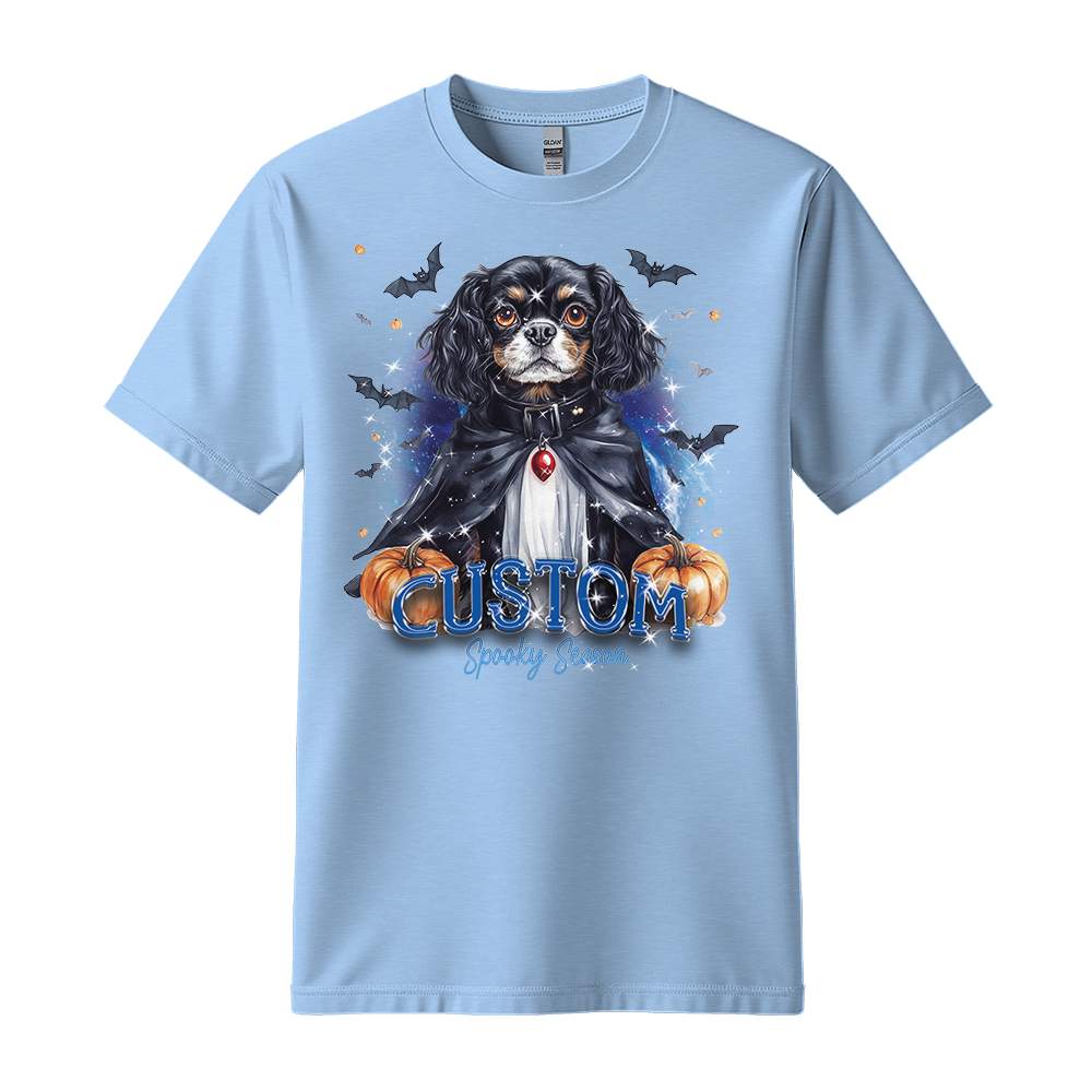 Personalised Shirt - Vampire Cavalier Spaniel Dog - Outfit For Men - Best Unisex T Shirt