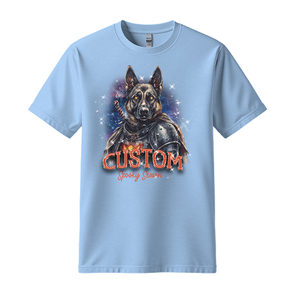 Personalised Shirt - Warrior German Shepherd Dog - Clothing For Men - Cool T-Shirt - Unisex T-Shirt