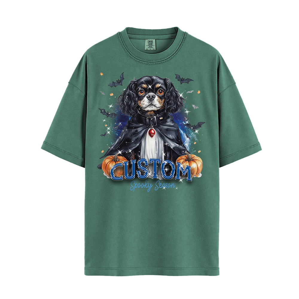Personalised Shirt - Vampire Cavalier Spaniel Dog - Outfit For Men - Best Unisex T Shirt