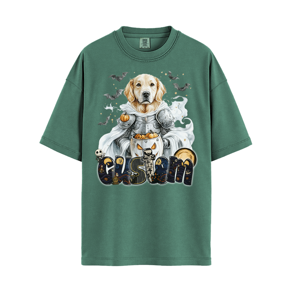 Personalised Shirt - Knight Golden Retriever Dog - Clothing For Men - Best Clothing - Unisex T-Shirt