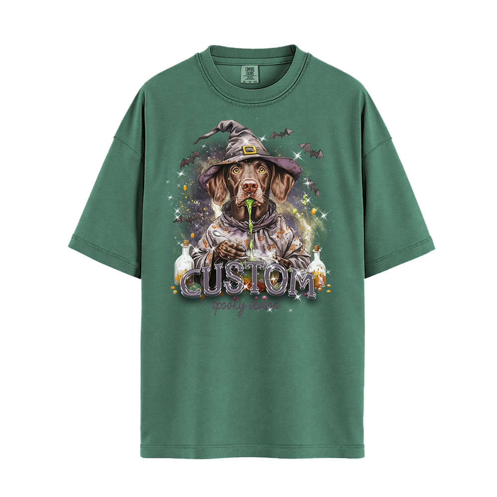 Customised Shirt - Potion Wizard Pointer Dog - T Shirt For Men - Best Unisex T Shirt
