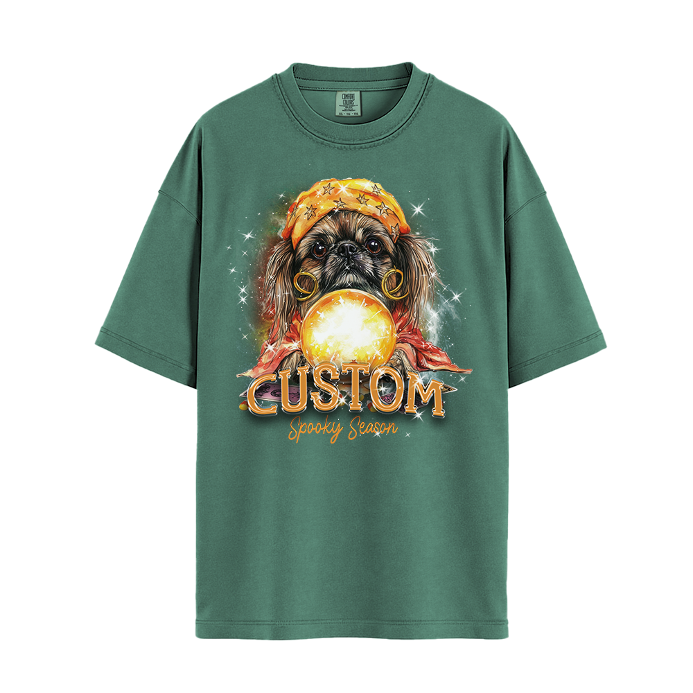 Personalised Shirt - Fortune Teller Pekingese Dog - Outfit For Men - Cool T-Shirt - Unisex T-Shirt