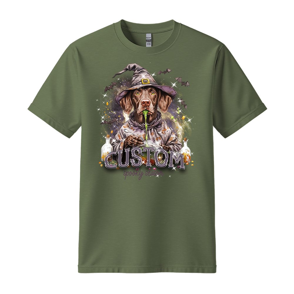 Customised Shirt - Potion Wizard Pointer Dog - T Shirt For Men - Best Unisex T Shirt