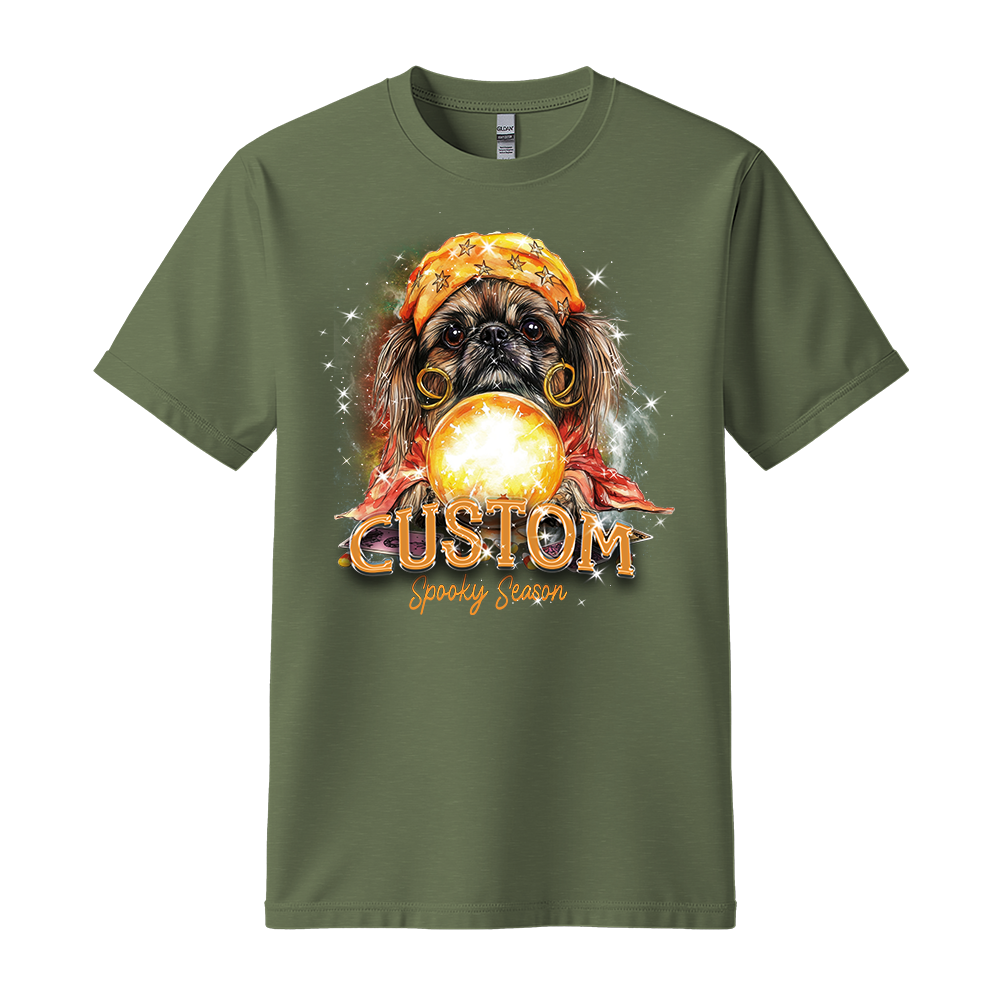 Personalised Shirt - Fortune Teller Pekingese Dog - Outfit For Men - Cool T-Shirt - Unisex T-Shirt