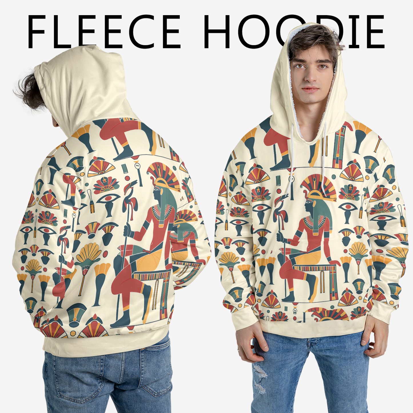Pharaoh's Legacy Pattern - Graphic Hoodies - Cool Hoodies - Unisex Hoodie