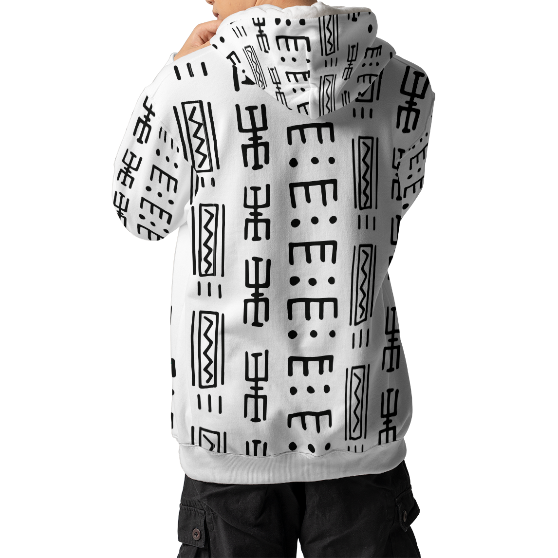 Geometric Tribal - Graphic Hoodies - Hooded Pullover - Unisex Hoodie
