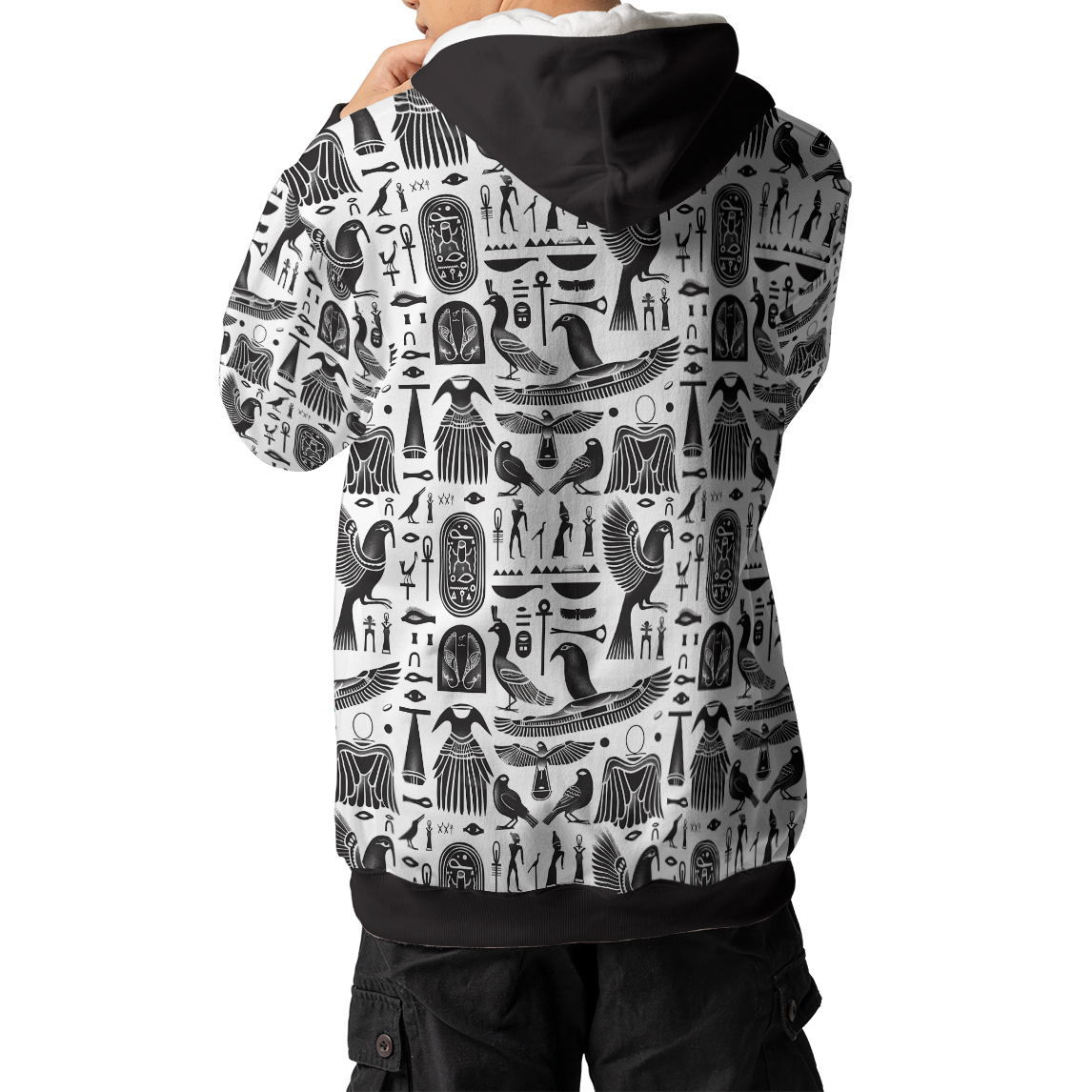 Ancient Gods Glyphs - Graphic Hoodies - Hooded Sweatshirt - Unisex Hoodie