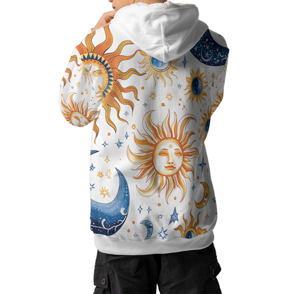 Celestial Sun Moon - Graphic Hoodies - Hooded Sweatshirt - Unisex Hoodie