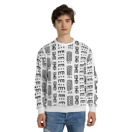 Abstract Tribal Sweatshirts - African Prints Sweater - Oversize Sweatshirts - Unisex Sweater