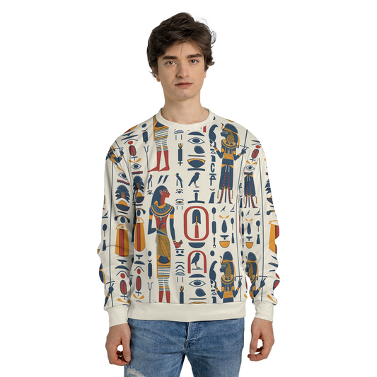 Hieroglyphics Sweatshirts - Ancient Egypt Sweater - Unisex Sweatshirts - Nice Sweater