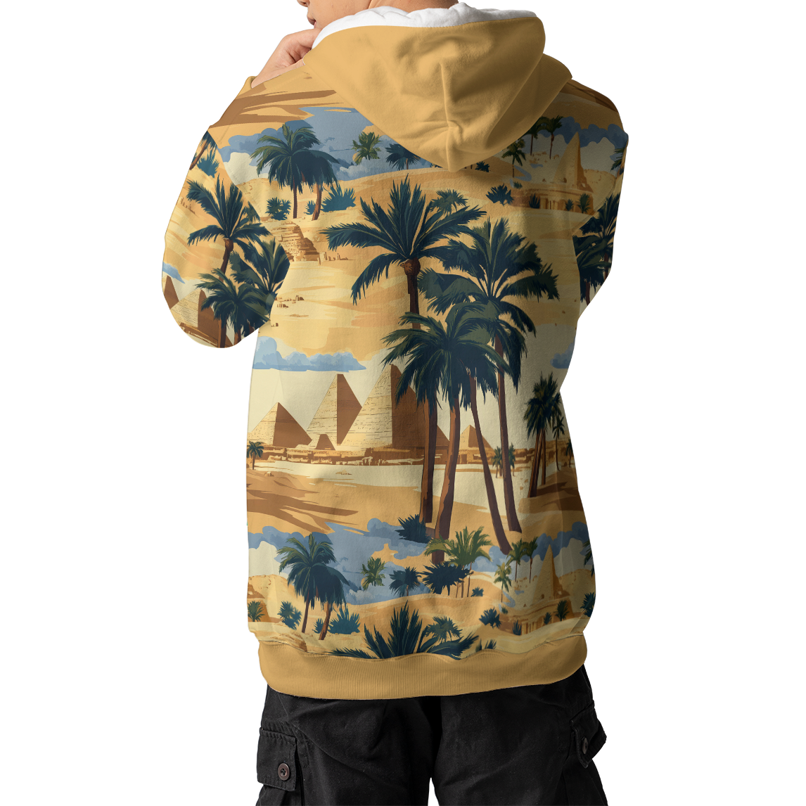 Giza Oasis Panorama - Graphic Hoodies - Hooded Pullover - Unisex Hoodie
