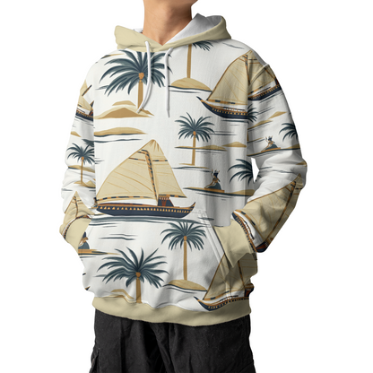 Coastal Voyager - Graphic Hoodies - Hooded Sweatshirt - Unisex Hoodie