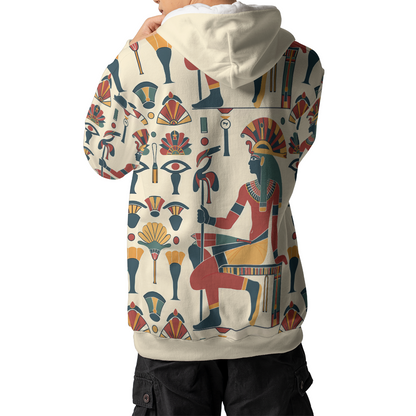 Pharaoh's Legacy Pattern - Graphic Hoodies - Cool Hoodies - Unisex Hoodie