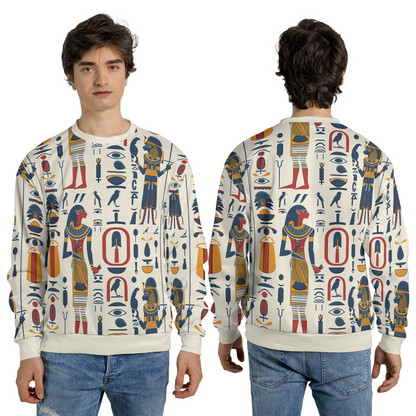 Hieroglyphics Sweatshirts - Ancient Egypt Sweater - Unisex Sweatshirts - Nice Sweater