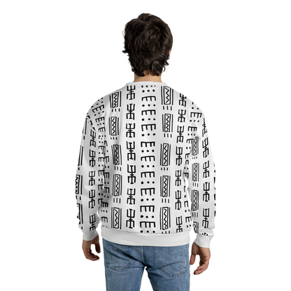 Abstract Tribal Sweatshirts - African Prints Sweater - Oversize Sweatshirts - Unisex Sweater