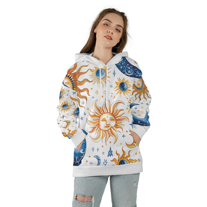 Celestial Sun Moon - Graphic Hoodies - Hooded Sweatshirt - Unisex Hoodie