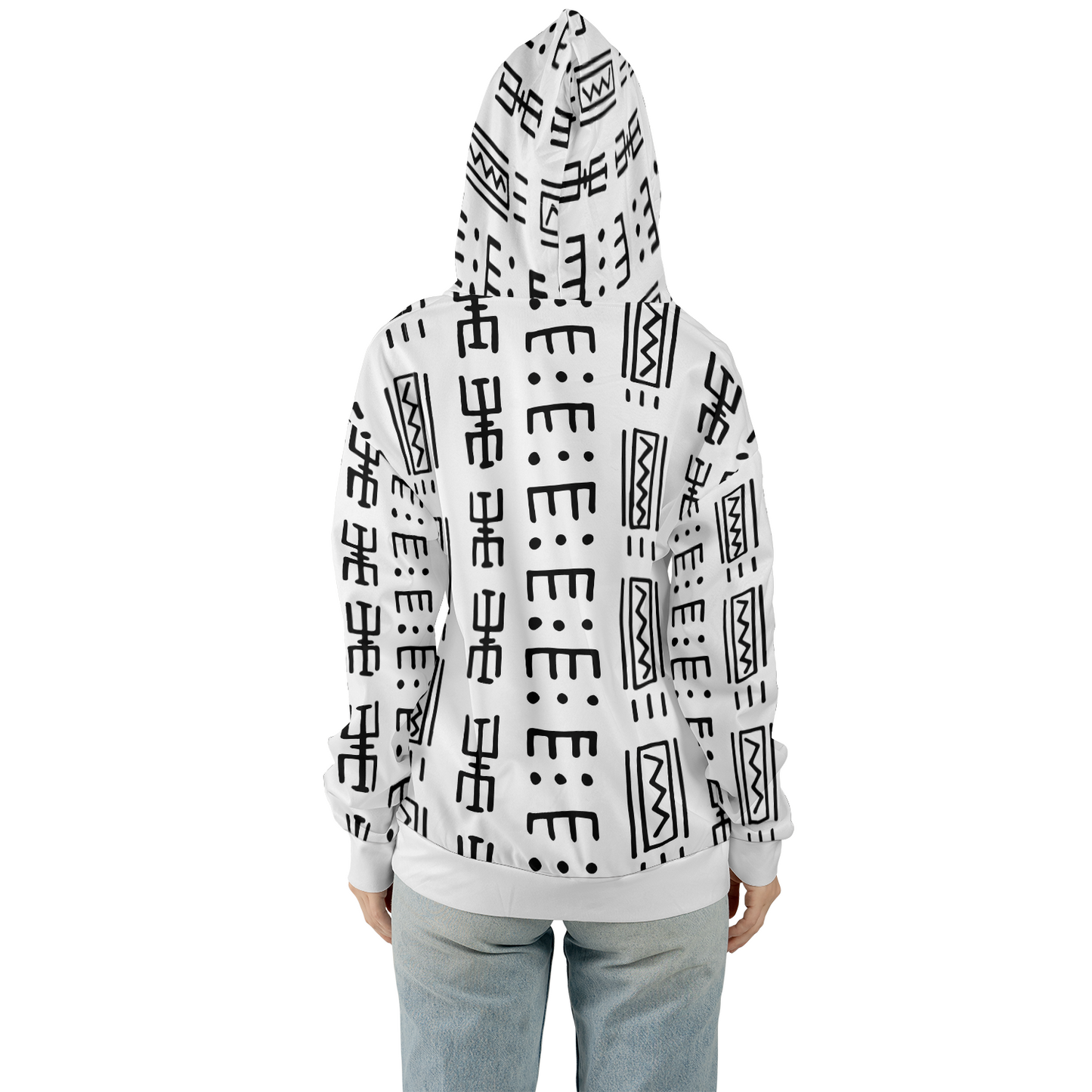 Geometric Tribal - Graphic Hoodies - Hooded Pullover - Unisex Hoodie