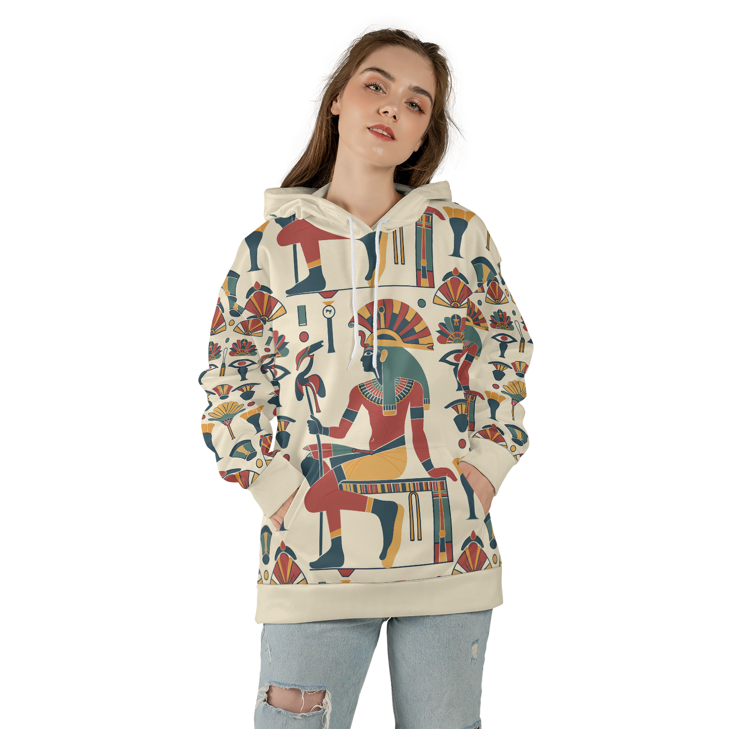 Pharaoh's Legacy Pattern - Graphic Hoodies - Cool Hoodies - Unisex Hoodie