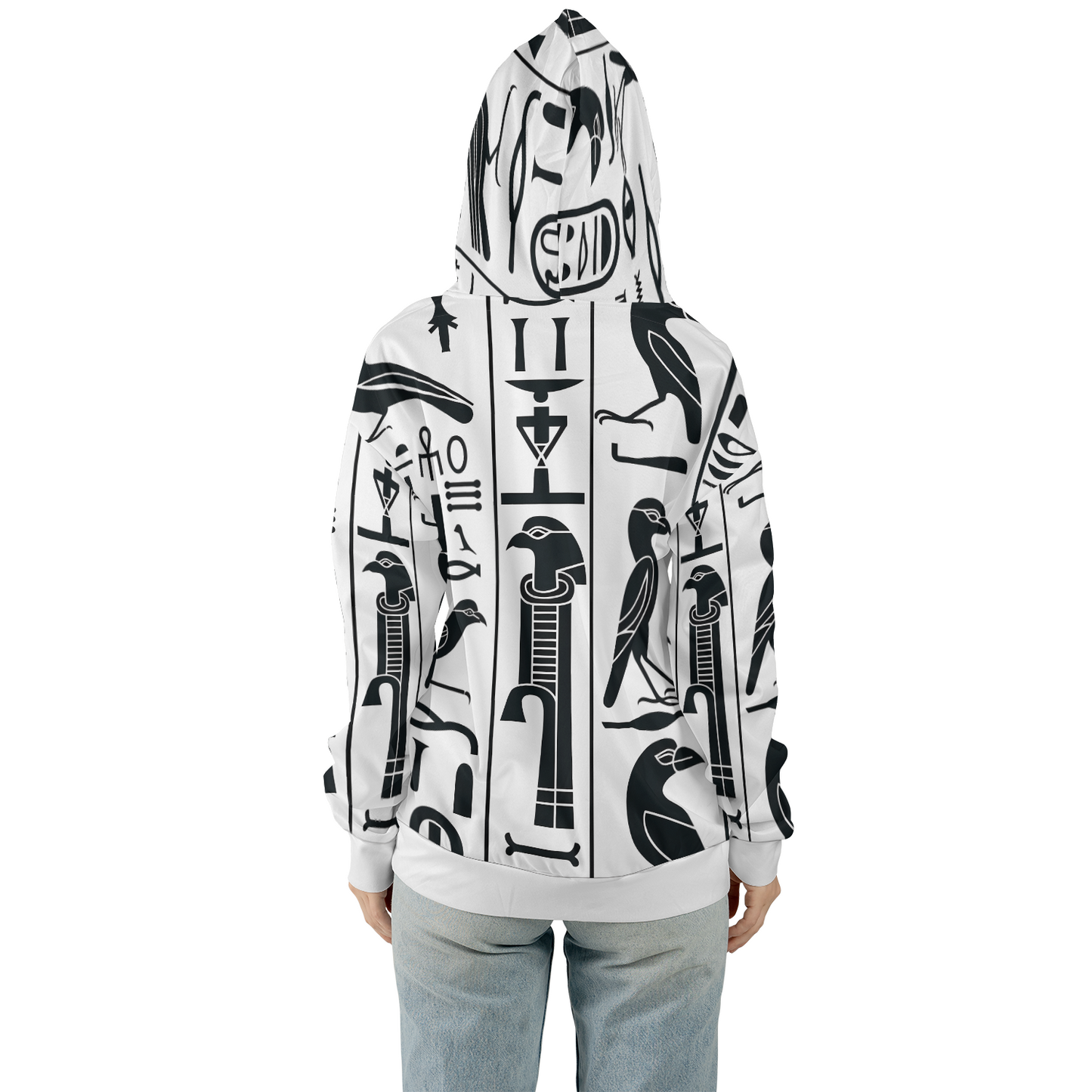 Hieroglyph Grid - Graphic Hoodies - Hooded Sweatshirt - Unisex Hoodie
