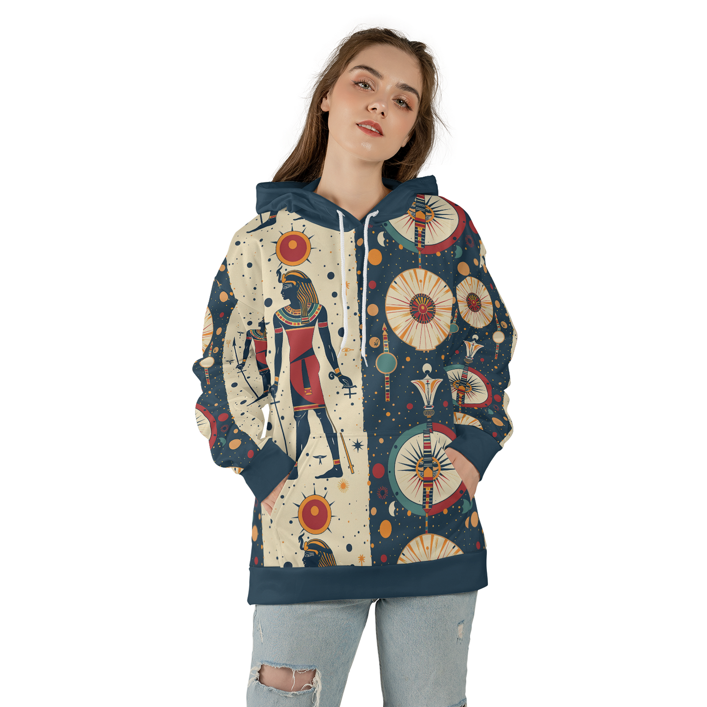 Ra's Cosmic Split - Graphic Hoodies - Cool Hoodies - Unisex Hoodie
