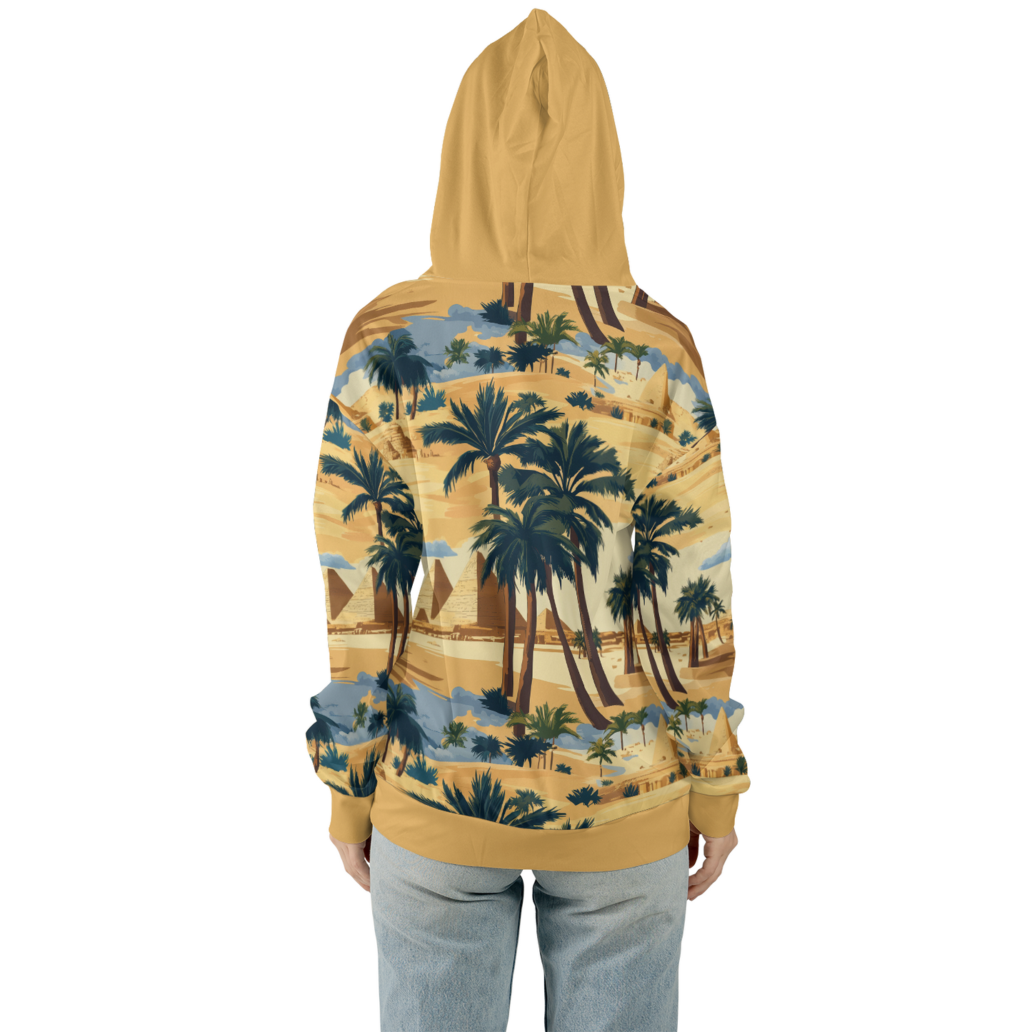 Giza Oasis Panorama - Graphic Hoodies - Hooded Pullover - Unisex Hoodie