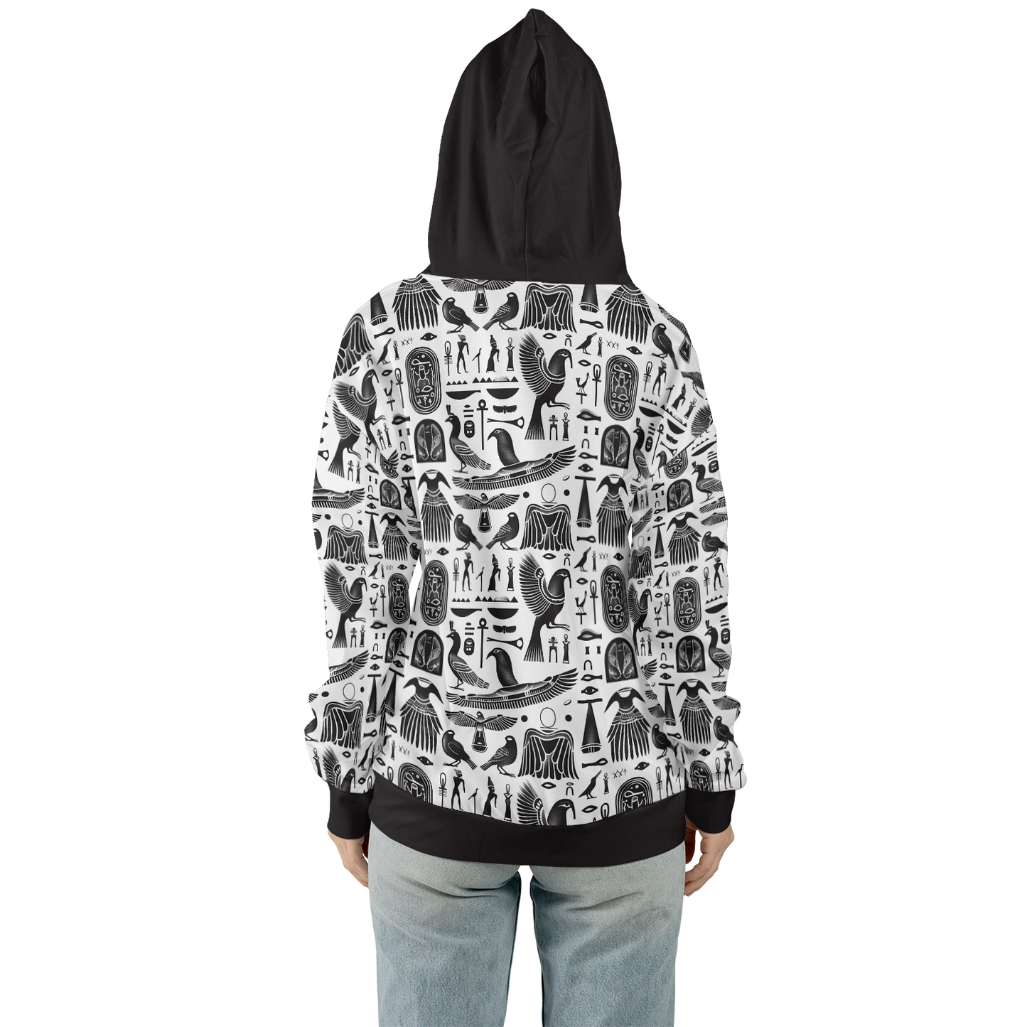 Ancient Gods Glyphs - Graphic Hoodies - Hooded Sweatshirt - Unisex Hoodie
