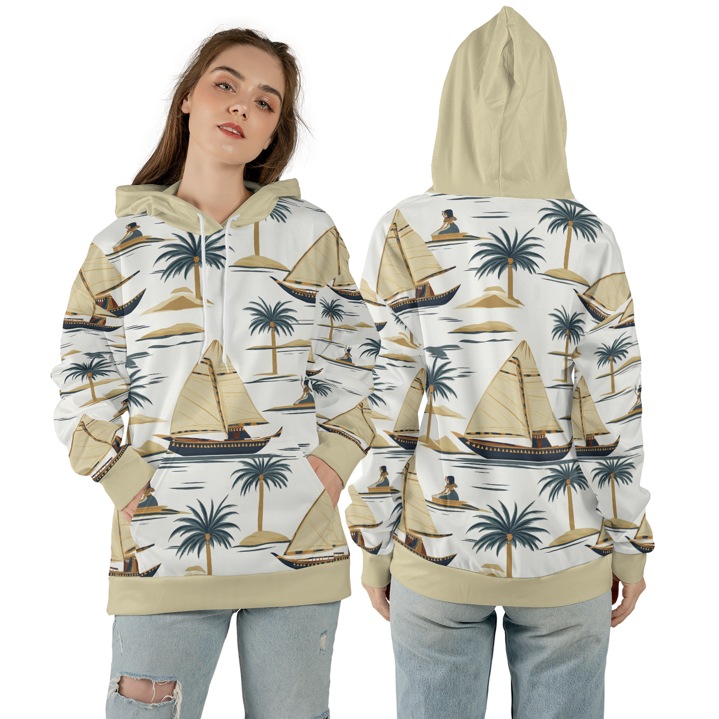 Coastal Voyager - Graphic Hoodies - Hooded Sweatshirt - Unisex Hoodie