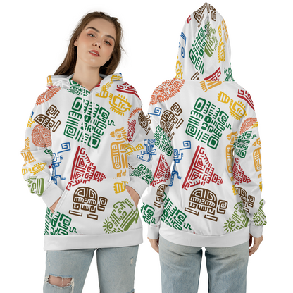 Vibrant Tribal Mosaic - Graphic Hoodies - Cool Hoodies - Unisex Hoodie