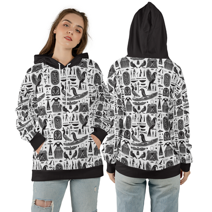 Ancient Gods Glyphs - Graphic Hoodies - Hooded Sweatshirt - Unisex Hoodie