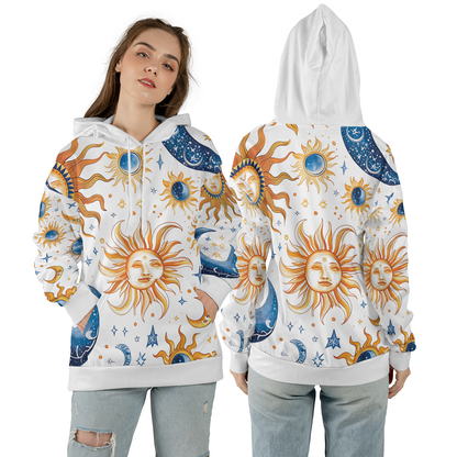 Celestial Sun Moon - Graphic Hoodies - Hooded Sweatshirt - Unisex Hoodie