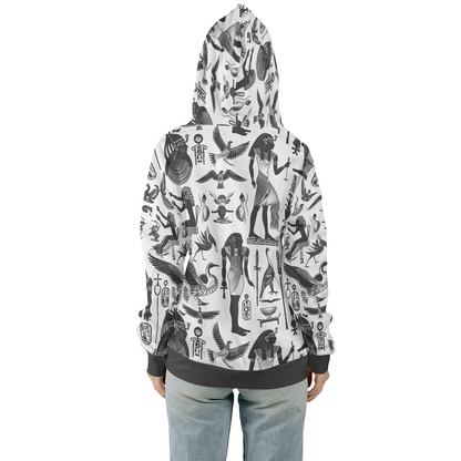 Monochrome Egypt - Graphic Hoodies - Cool Hoodies - Unisex Hoodie