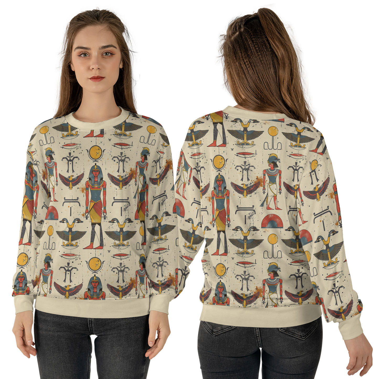 Ancient Mythos Sweatshirts - Faded Gods Sweater - Oversize Sweatshirts - Unisex Sweater