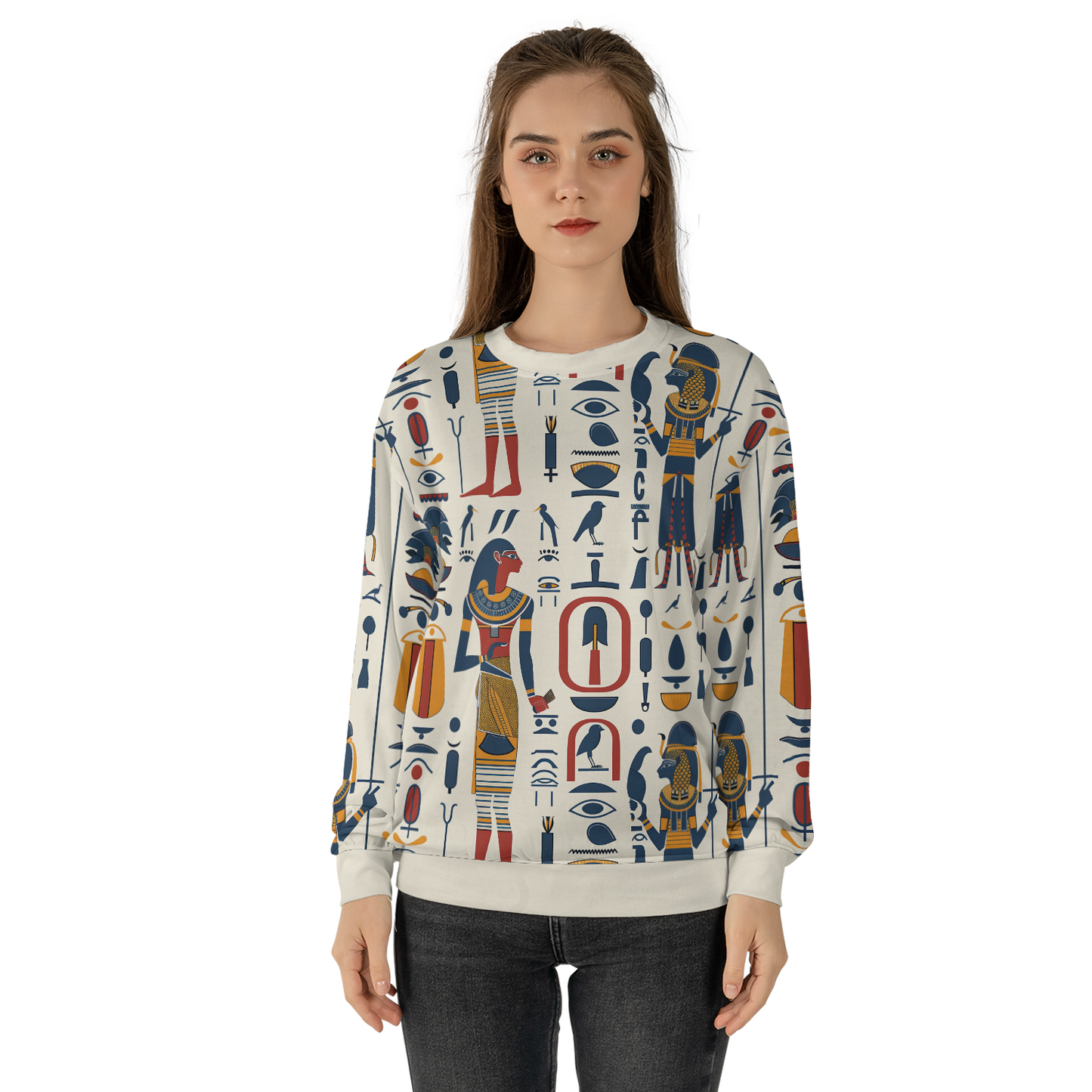 Hieroglyphics Sweatshirts - Ancient Egypt Sweater - Unisex Sweatshirts - Nice Sweater