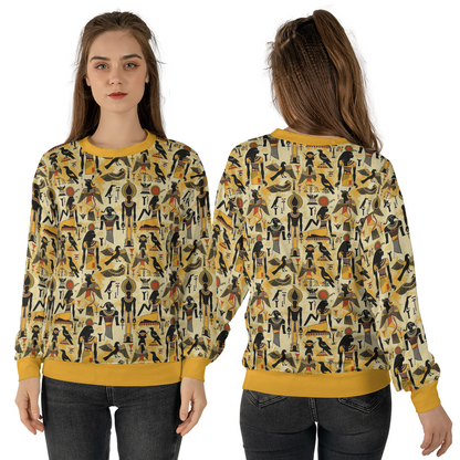 Egyptian Mythology Sweatshirts - Golden Era Sweater - Dressy Sweatshirts - Unisex Sweater