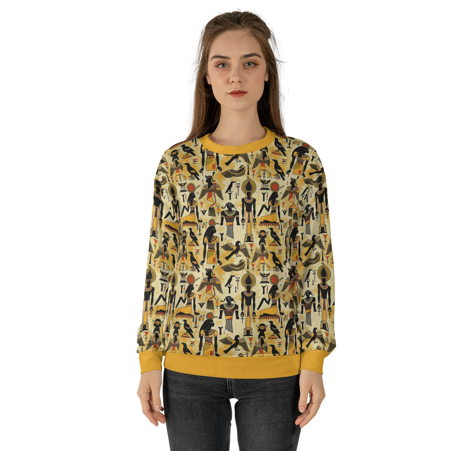 Egyptian Mythology Sweatshirts - Golden Era Sweater - Dressy Sweatshirts - Unisex Sweater