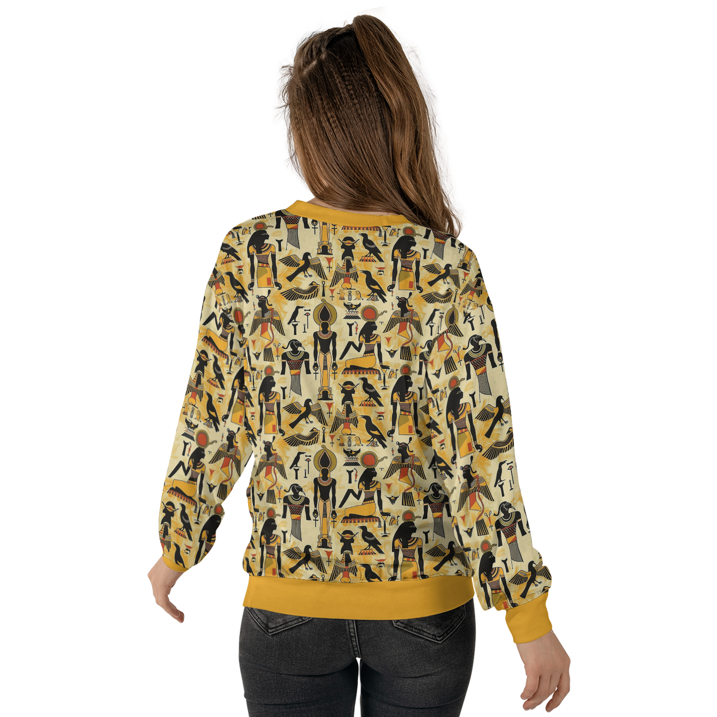 Egyptian Mythology Sweatshirts - Golden Era Sweater - Dressy Sweatshirts - Unisex Sweater
