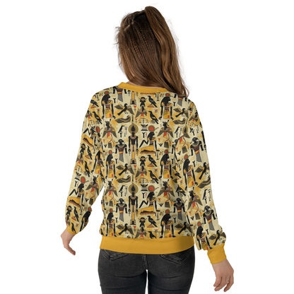 Egyptian Mythology Sweatshirts - Golden Era Sweater - Dressy Sweatshirts - Unisex Sweater