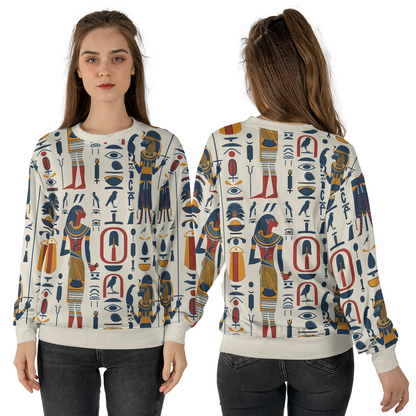 Hieroglyphics Sweatshirts - Ancient Egypt Sweater - Unisex Sweatshirts - Nice Sweater
