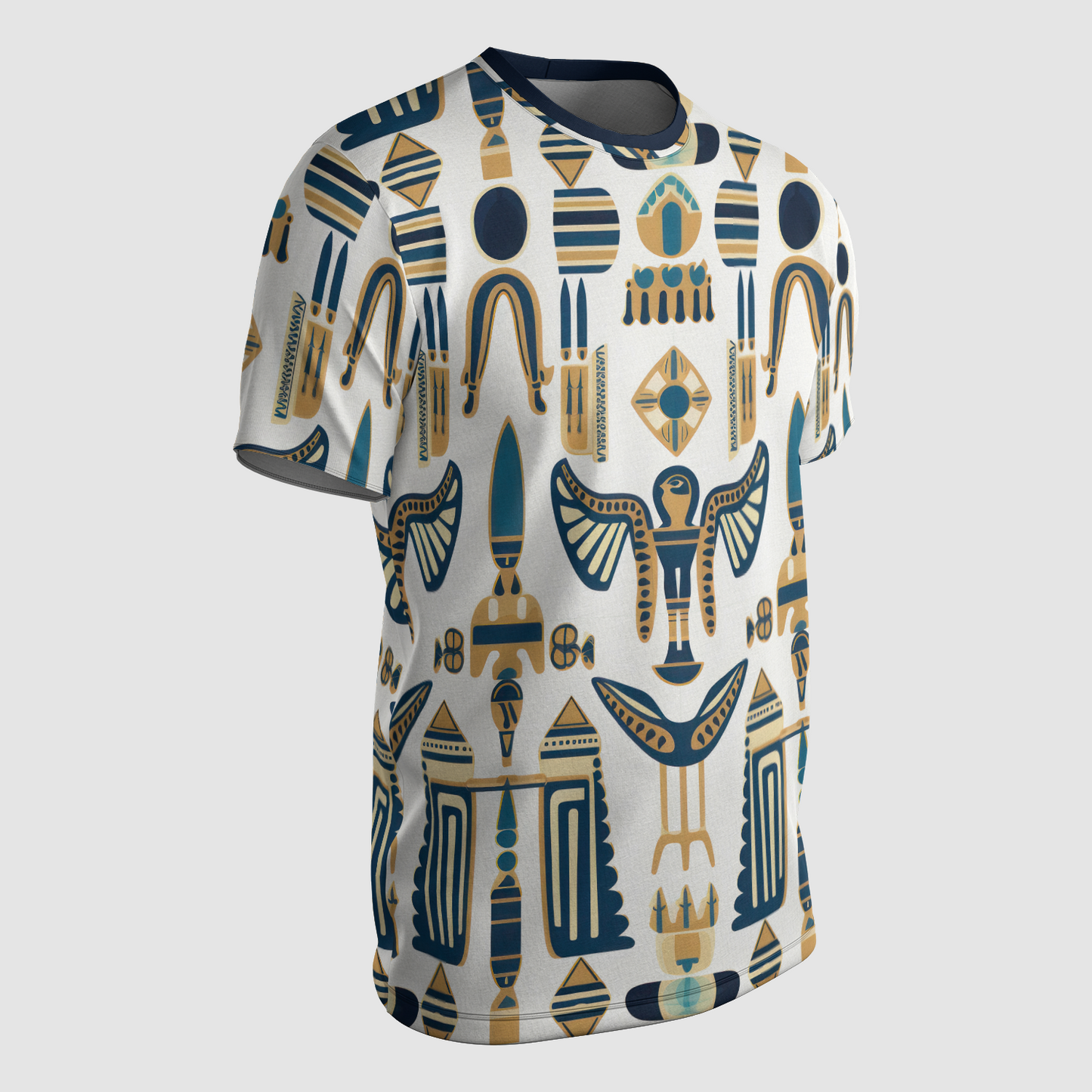 Modern Pharaoh Glyphs - t shirt for men - cool t-shirt