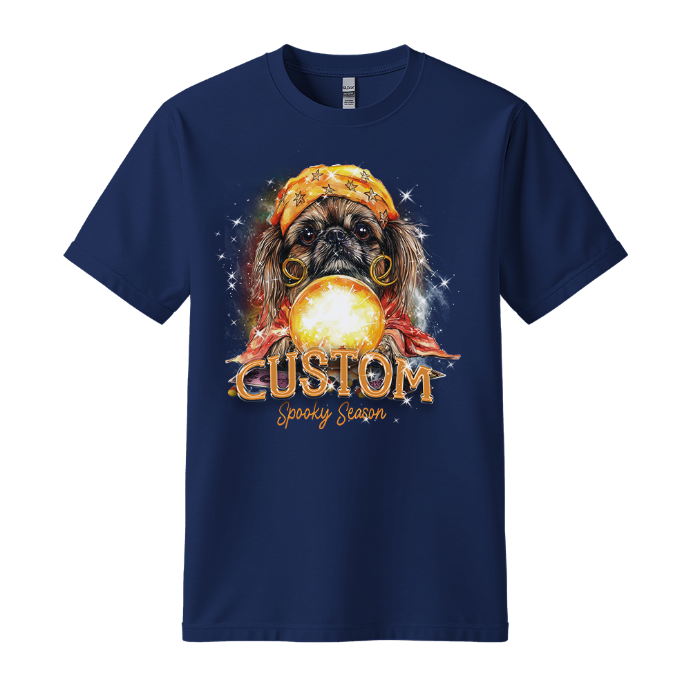 Personalised Shirt - Fortune Teller Pekingese Dog - Outfit For Men - Cool T-Shirt - Unisex T-Shirt