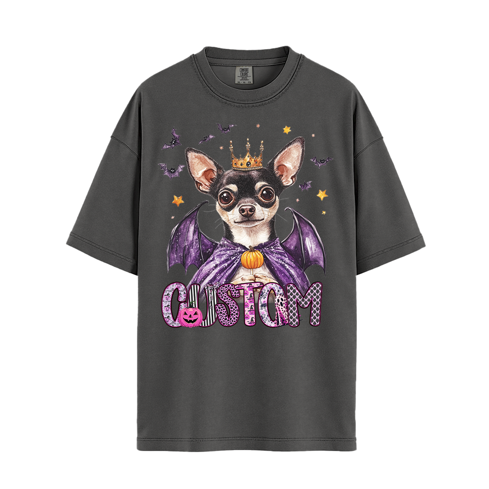 Personalised Shirt - Vampire King Chihuahua Dog - Clothing For Men - Best Unisex T Shirt
