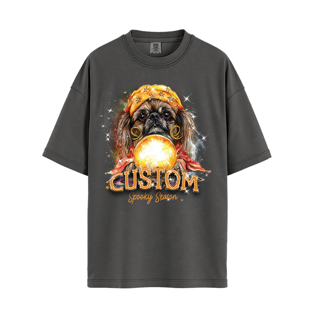 Personalised Shirt - Fortune Teller Pekingese Dog - Outfit For Men - Cool T-Shirt - Unisex T-Shirt