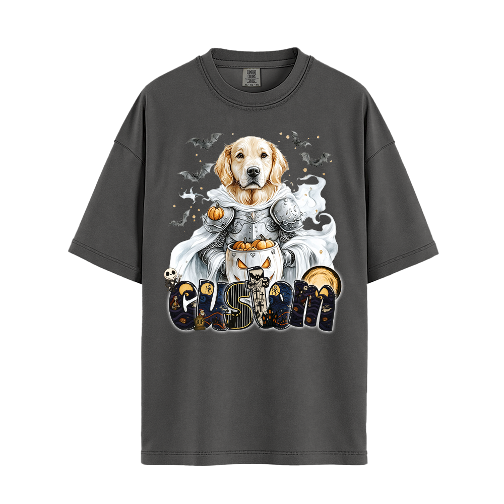 Personalised Shirt - Knight Golden Retriever Dog - Clothing For Men - Best Clothing - Unisex T-Shirt