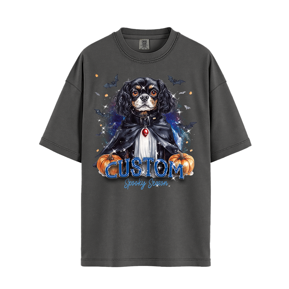 Personalised Shirt - Vampire Cavalier Spaniel Dog - Outfit For Men - Best Unisex T Shirt