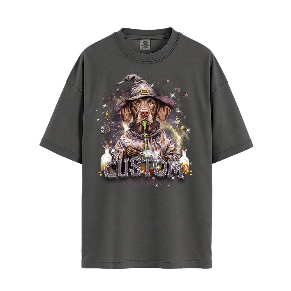 Customised Shirt - Potion Wizard Pointer Dog - T Shirt For Men - Best Unisex T Shirt