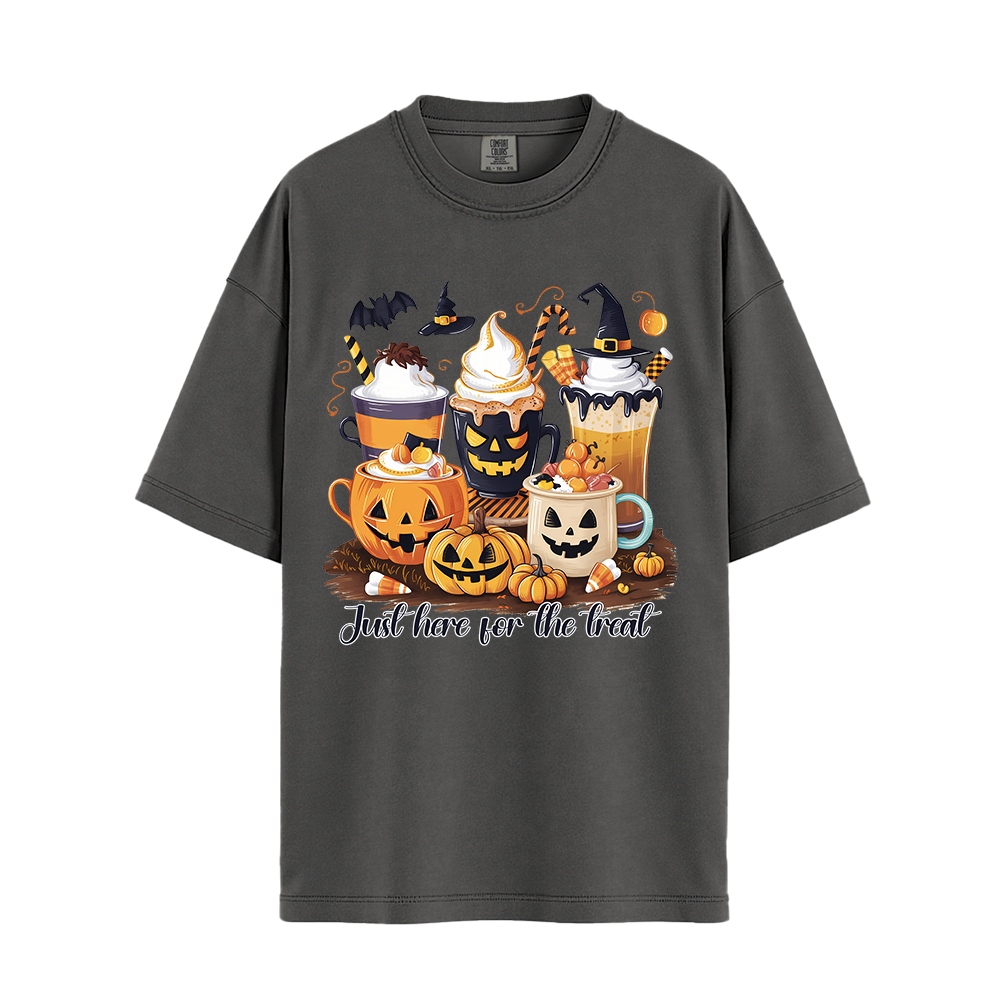 Here For The Treat - Halloween Clothing - Unisex Clothing - Unisex T-Shirt