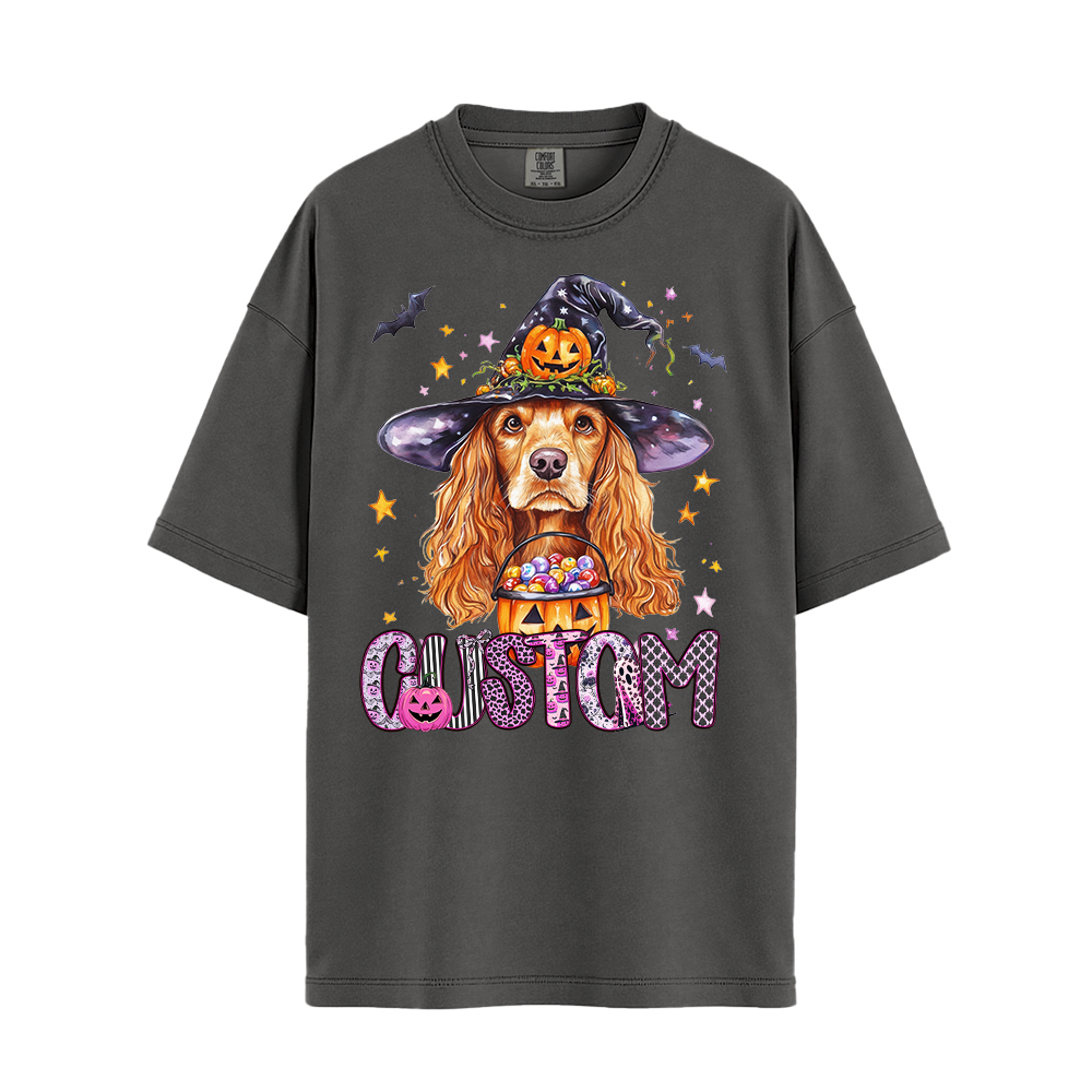 Personalised Shirt - Witch Cocker Spaniel Dog - Outfit For Men - Unisex Outfit - Unisex T-Shirt