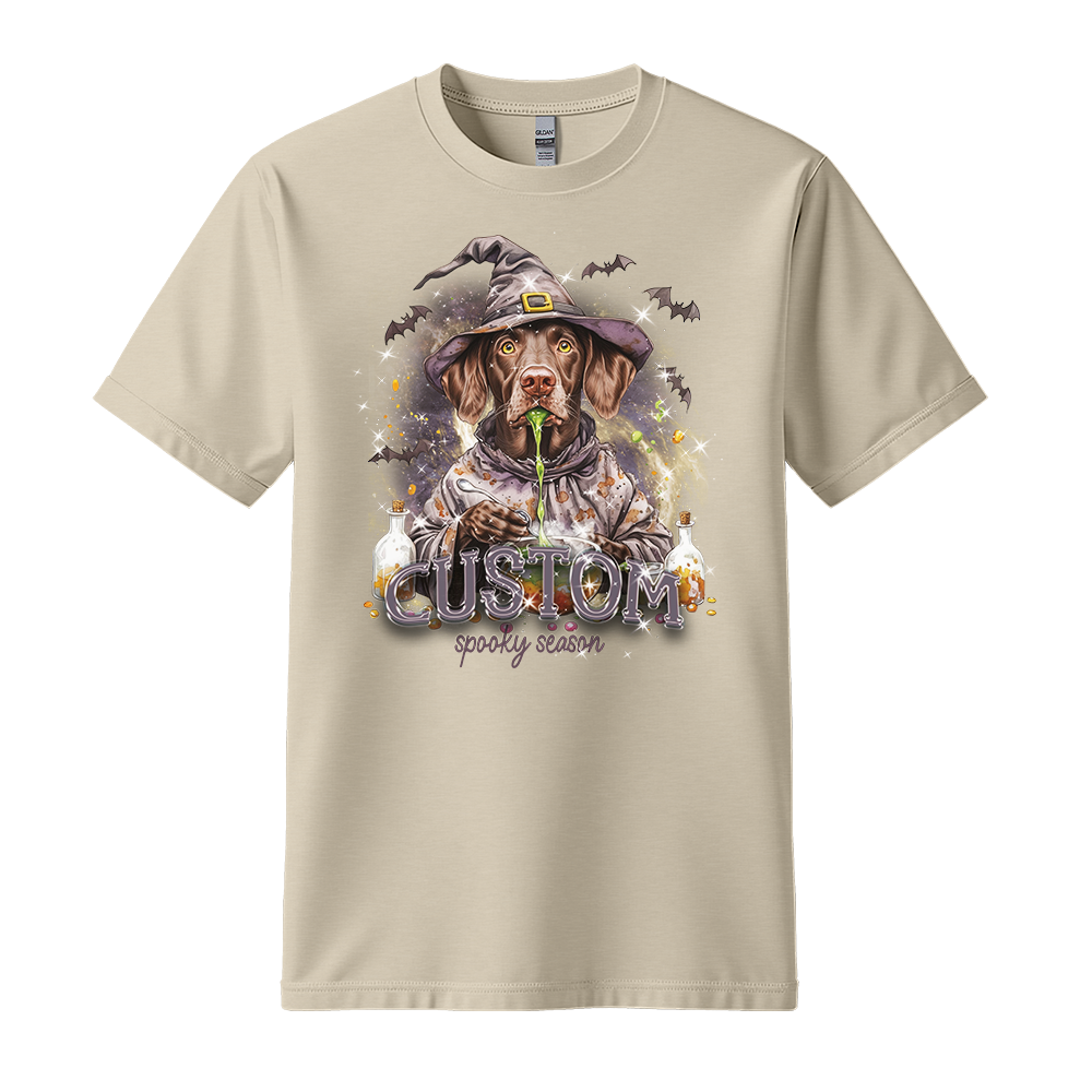 Customised Shirt - Potion Wizard Pointer Dog - T Shirt For Men - Best Unisex T Shirt